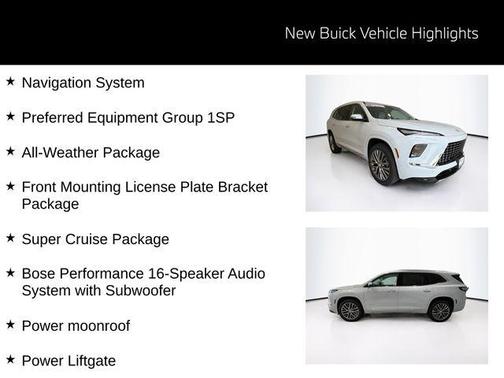 White 2026 Buick Enclave Avenir FWD