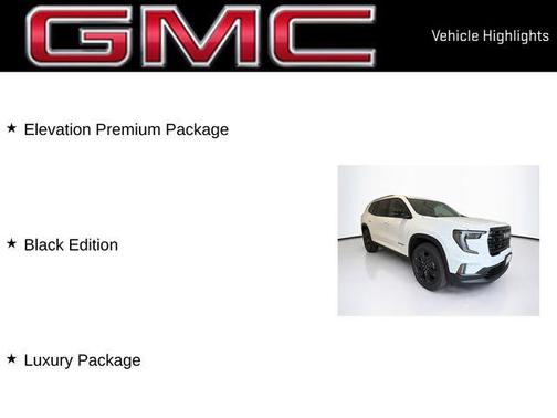 2026 GMC Acadia Elevation AWD