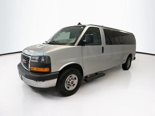 Quicksilver Metallic 2023 GMC Savana 3500 RWD 3500 Extended Wheelbase LT