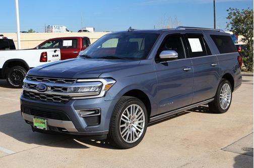 Infinite Blue Metallic Tinted Clearcoat 2022 Ford Expedition Max Platinum