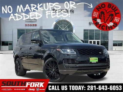 2019 Land Rover Range Rover 5.0L V8 Supercharged