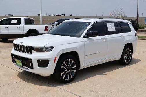 Bright White Clearcoat 2023 Jeep Grand Cherokee L Overland