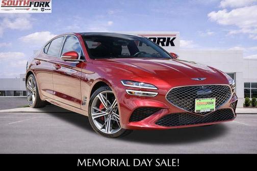 Red 2024 Genesis G70 3.3T Sport Advanced