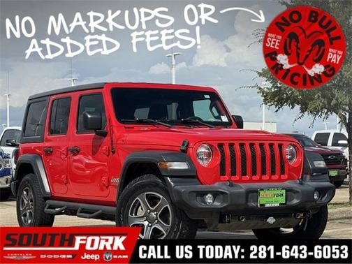2018 Jeep Wrangler Unlimited Sport