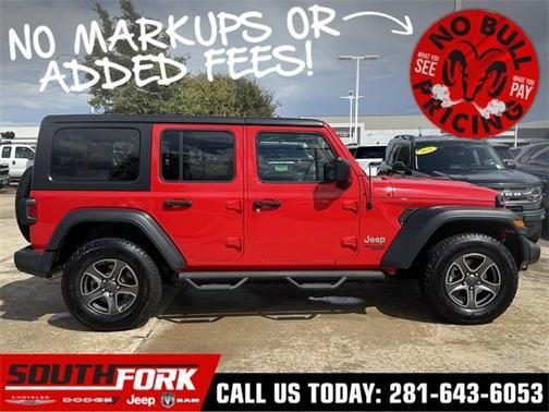 2018 Jeep Wrangler Unlimited Sport