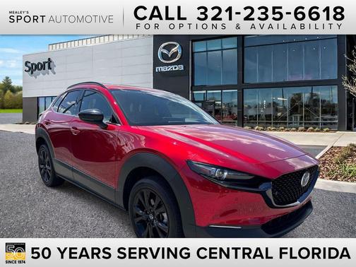Soul Red Crystal Metallic 2025 Mazda CX-30 2.5 Turbo Premium Plus Package