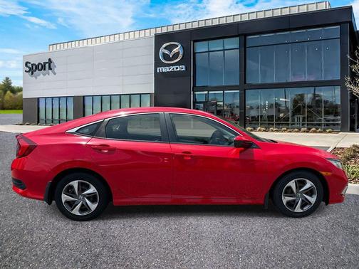 Rallye Red 2019 Honda Civic LX