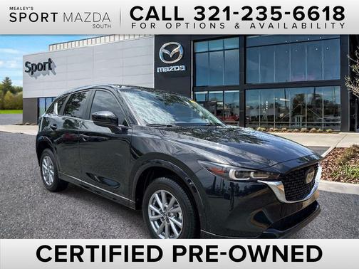 Jet Black Mica 2024 Mazda CX-5 2.5 S Preferred Package