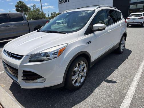 White Platinum 2014 Ford Escape Titanium