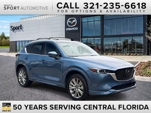 Deep Crystal Blue Mica 2023 Mazda CX-5 2.5 Turbo Signature
