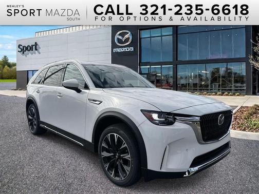 Rhodium White Premium 2026 Mazda CX-90 PHEV Premium Plus