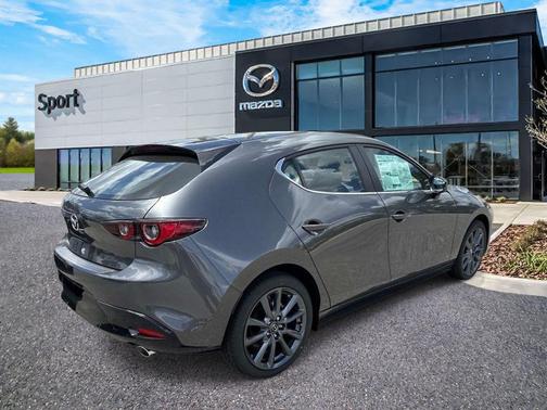 Machine Gray Metallic 2026 Mazda Mazda3 FWD w/Preferred Package