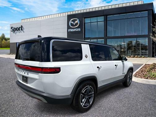 Glacier White 2025 Rivian R1S Adventure Dual Motor Standard Pack