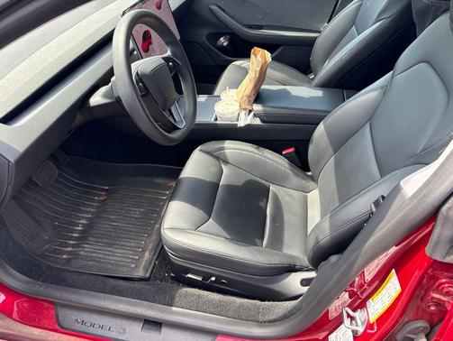 Ultra Red 2025 Tesla Model 3 Long Range