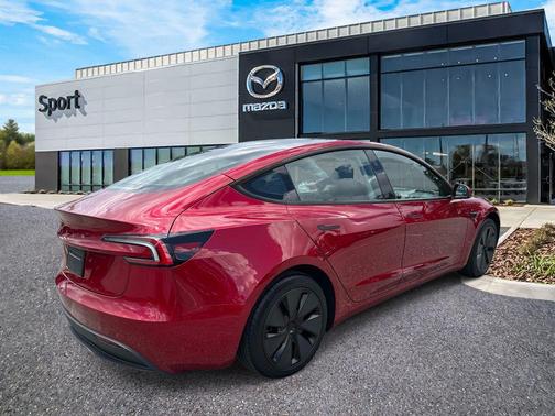 Ultra Red 2025 Tesla Model 3 Long Range