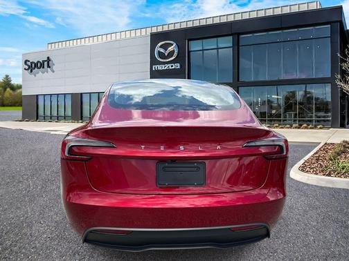 Ultra Red 2025 Tesla Model 3 Long Range