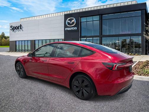 Ultra Red 2025 Tesla Model 3 Long Range
