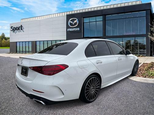 Polar White 2023 Mercedes-Benz C-Class Sedan