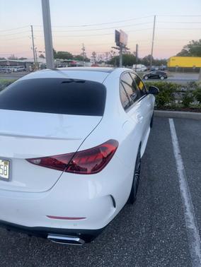 Polar White 2023 Mercedes-Benz C-Class Sedan