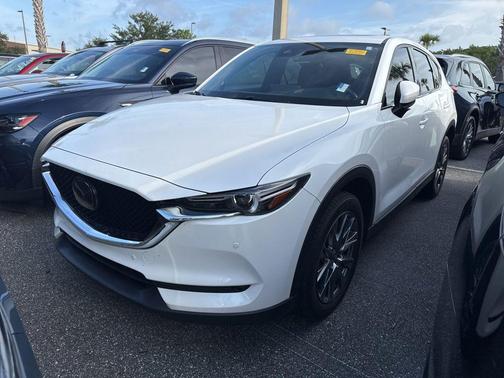 Snowflake White Pearl Mica 2021 Mazda CX-5 Signature