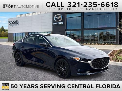 Deep Crystal Blue Mica 2025 Mazda Mazda3 2.5 S Select Sport