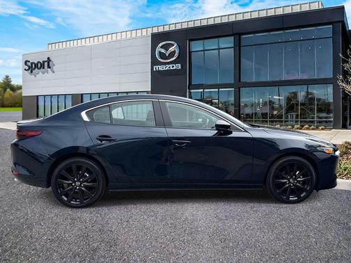 Deep Crystal Blue Mica 2025 Mazda Mazda3 2.5 S Select Sport