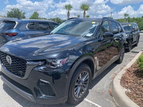 Jet Black Mica 2025 Mazda CX-70 3.3 Turbo Preferred Package