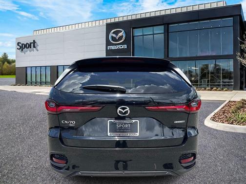 Jet Black Mica 2025 Mazda CX-70 3.3 Turbo Preferred Package