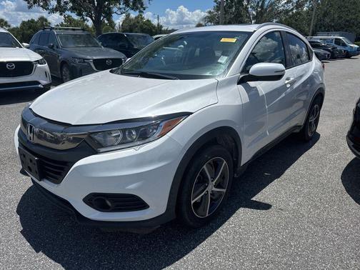 Platinum White Pearl 2021 Honda HR-V EX