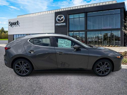 Machine Gray Metallic 2026 Mazda Mazda3 FWD w/Preferred Package