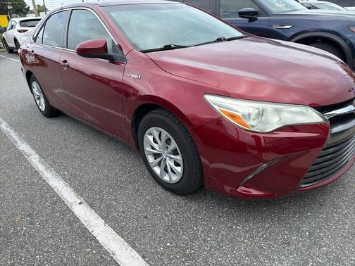 Ruby Flare Pearl 2016 Toyota Camry Hybrid LE