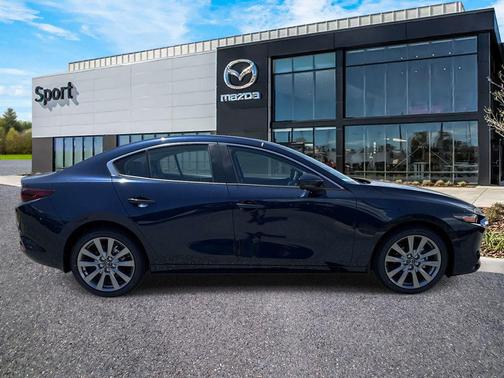 Deep Crystal Blue Mica 2026 Mazda Mazda3 FWD w/Preferred Package