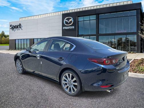 Deep Crystal Blue Mica 2026 Mazda Mazda3 FWD w/Preferred Package