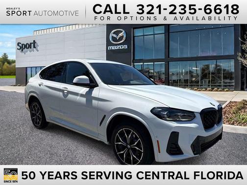 Alpine White 2024 BMW X4 xDrive30i
