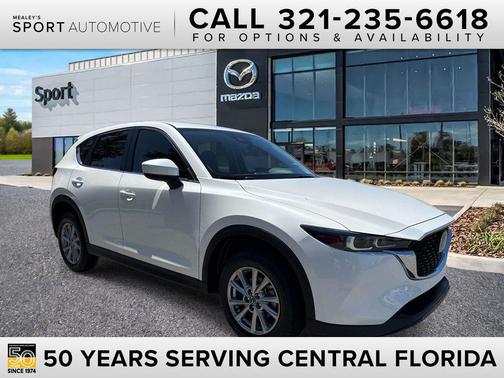 Snowflake White Pearl Mica 2022 Mazda CX-5 2.5 S Preferred Package