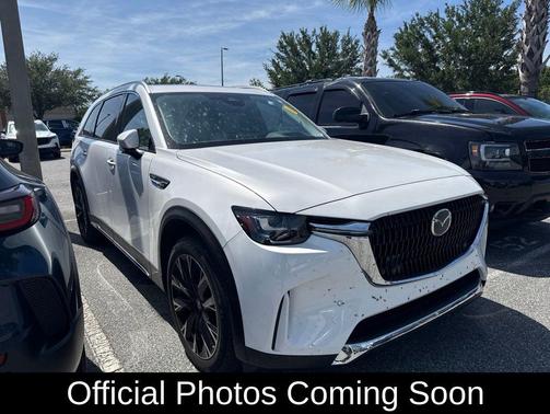 Rhodium White Premium 2025 Mazda CX-90 PHEV Premium Plus