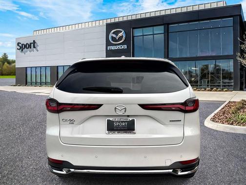 Rhodium White Premium 2025 Mazda CX-90 PHEV Premium Plus