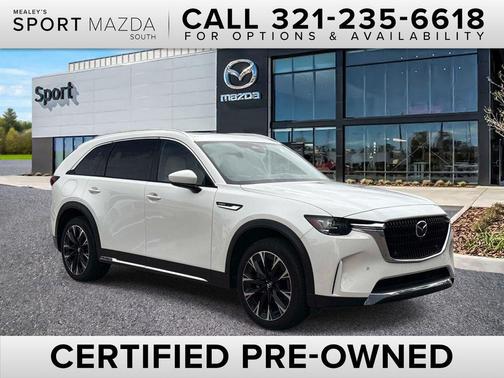 Rhodium White Premium 2025 Mazda CX-90 PHEV Premium Plus