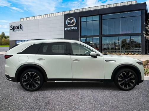Rhodium White Premium 2025 Mazda CX-90 PHEV Premium Plus