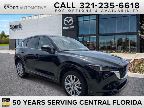 Jet Black Mica 2023 Mazda CX-5 2.5 Turbo Signature
