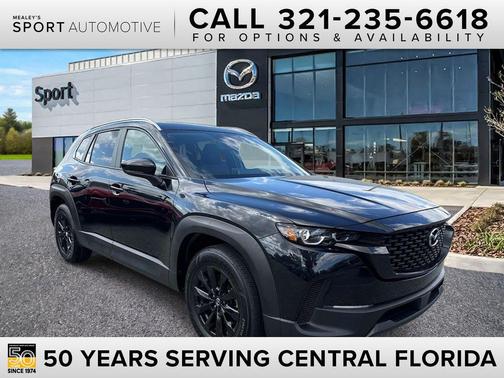 Jet Black Mica 2024 Mazda CX-50 2.5 S Preferred Package