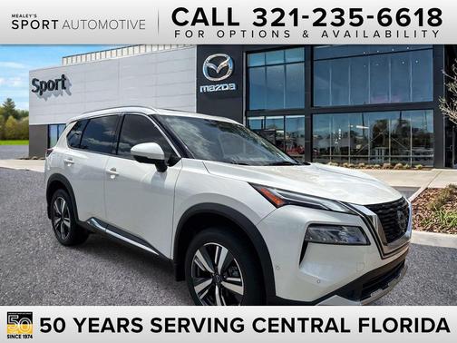 Pearl White Tricoat 2023 Nissan Rogue Platinum