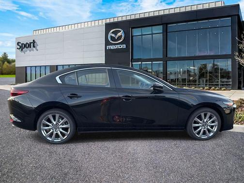 Jet Black Mica 2026 Mazda Mazda3 FWD w/Preferred Package