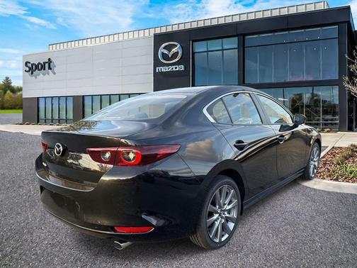 Jet Black Mica 2026 Mazda Mazda3 FWD w/Preferred Package