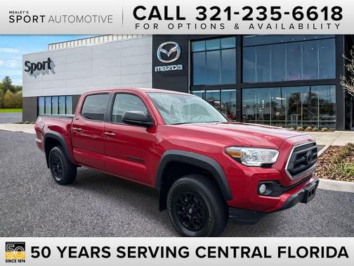Barcelona Red Metallic 2023 Toyota Tacoma SR5