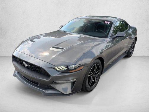 Carbonized Gray Metallic 2021 Ford Mustang EcoBoost