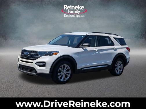 STAR WHITE MET TRI-COAT 2023 Ford Explorer XLT