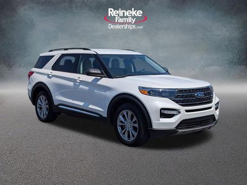 STAR WHITE MET TRI-COAT 2023 Ford Explorer XLT