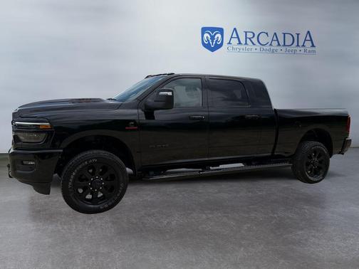 Diamond Black Crystal Pearlcoat 2025 RAM 2500 Laramie Mega Cab 4x4 6'4' Box