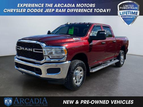 Delmonico Red Pearlcoat 2023 RAM 2500 Tradesman Crew Cab 4x4 6'4' Box